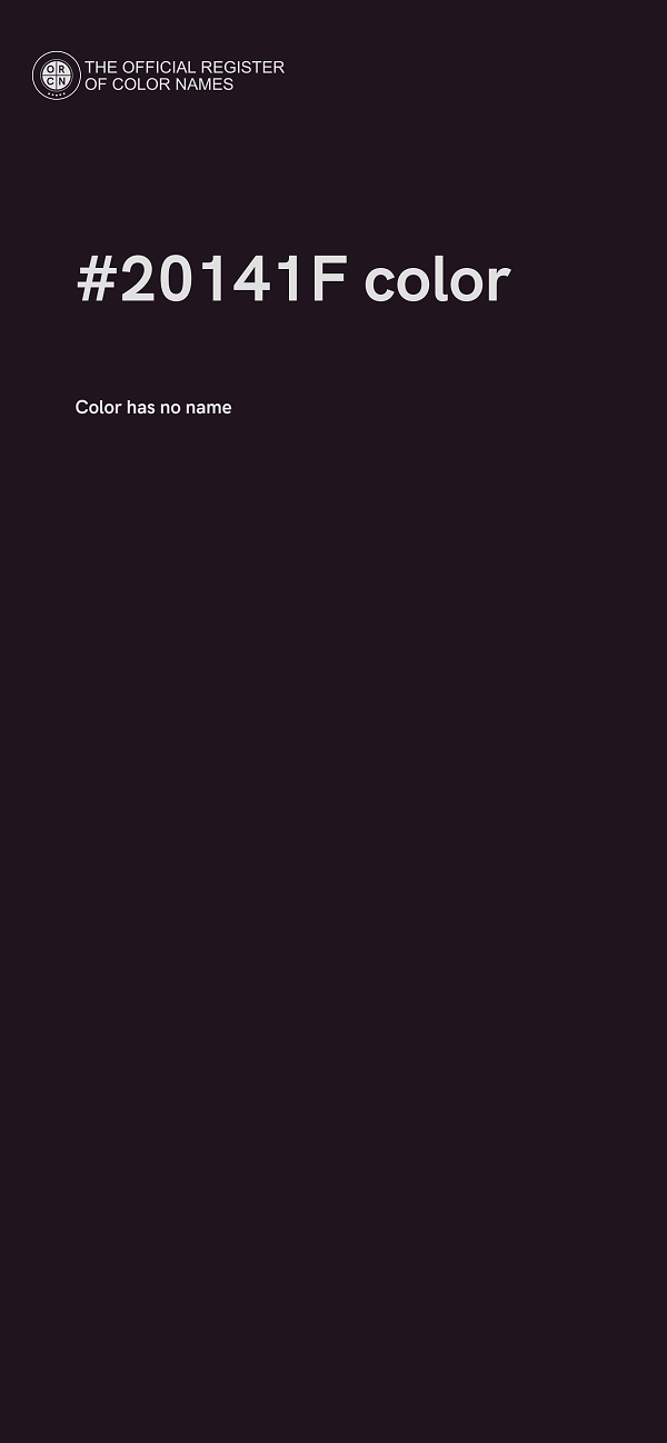 #20141F color image