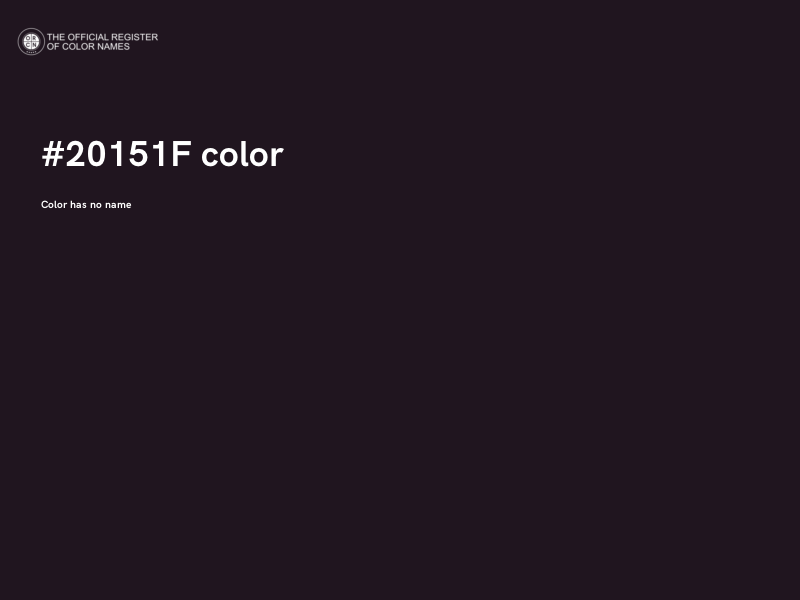 #20151F color image