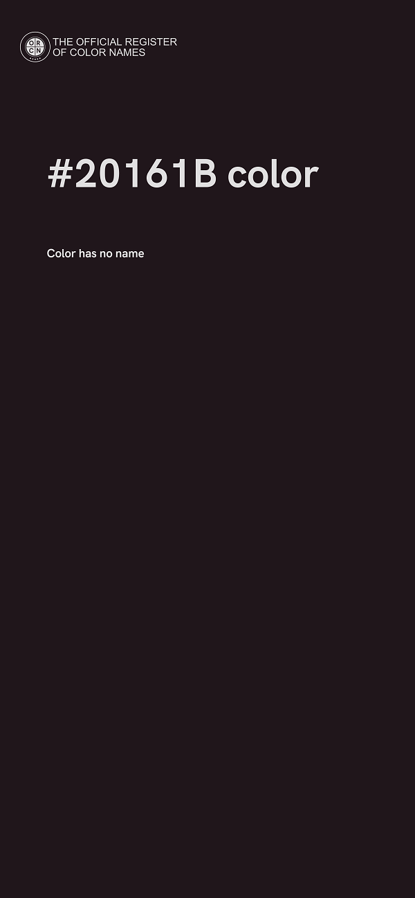 #20161B color image