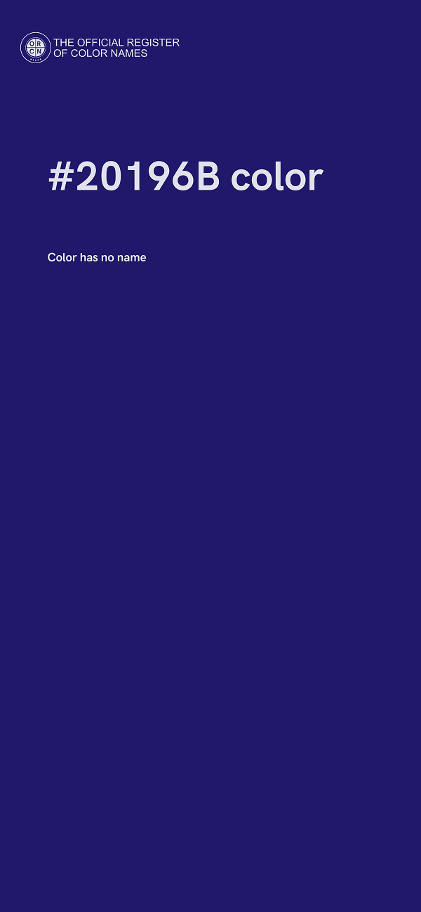 #20196B color image