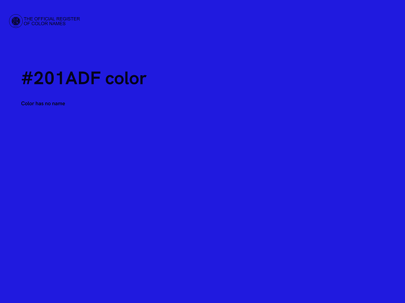 #201ADF color image