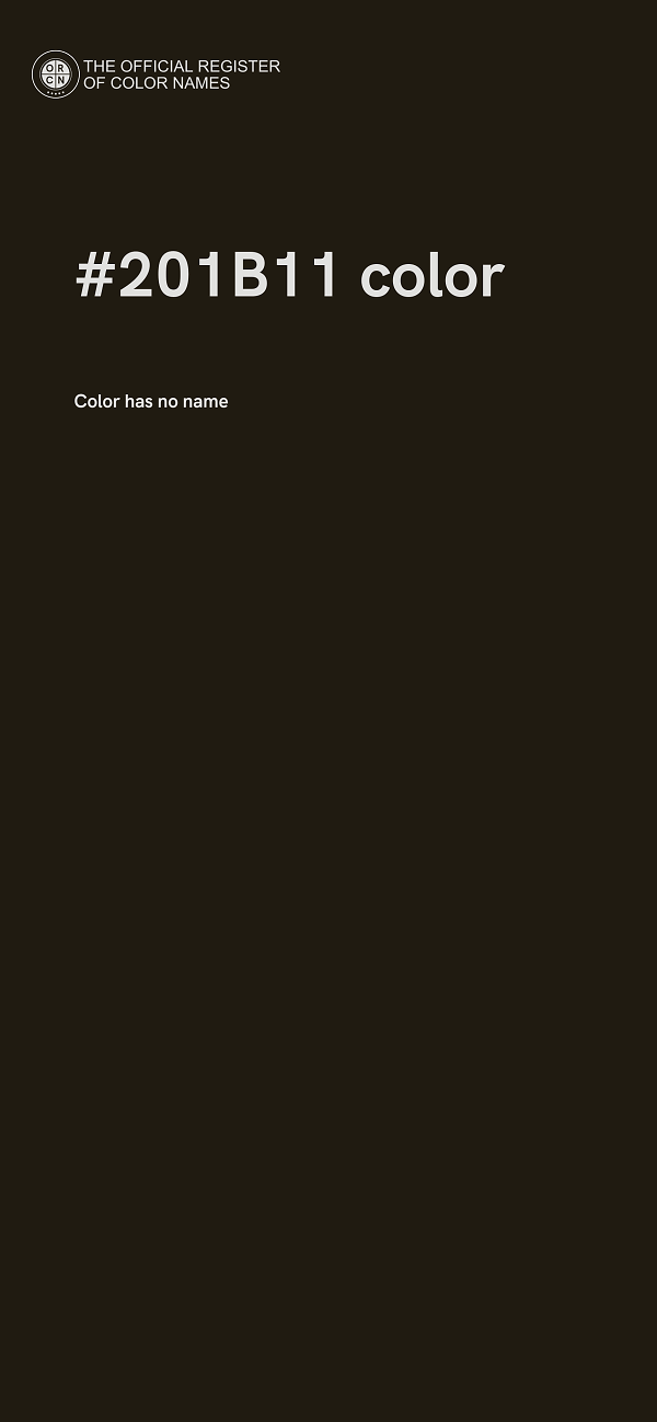#201B11 color image