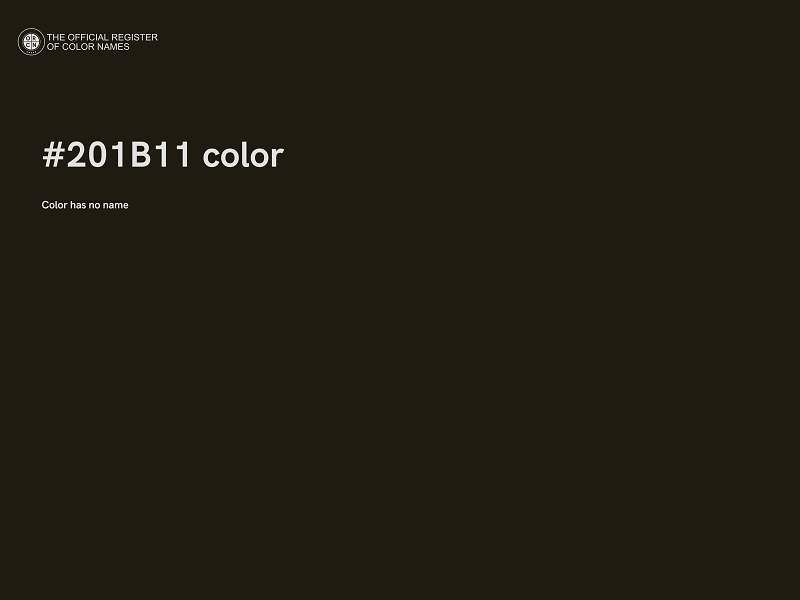 #201B11 color image