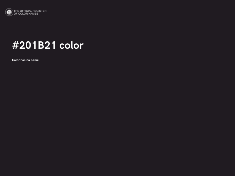 #201B21 color image
