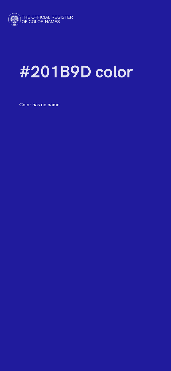#201B9D color image