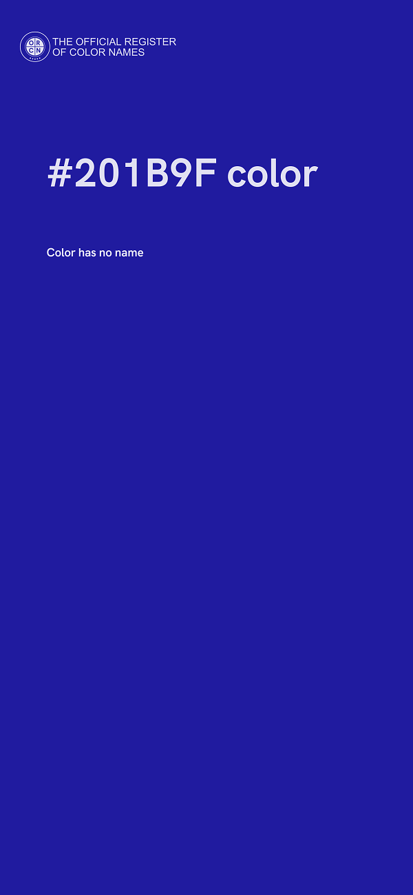 #201B9F color image