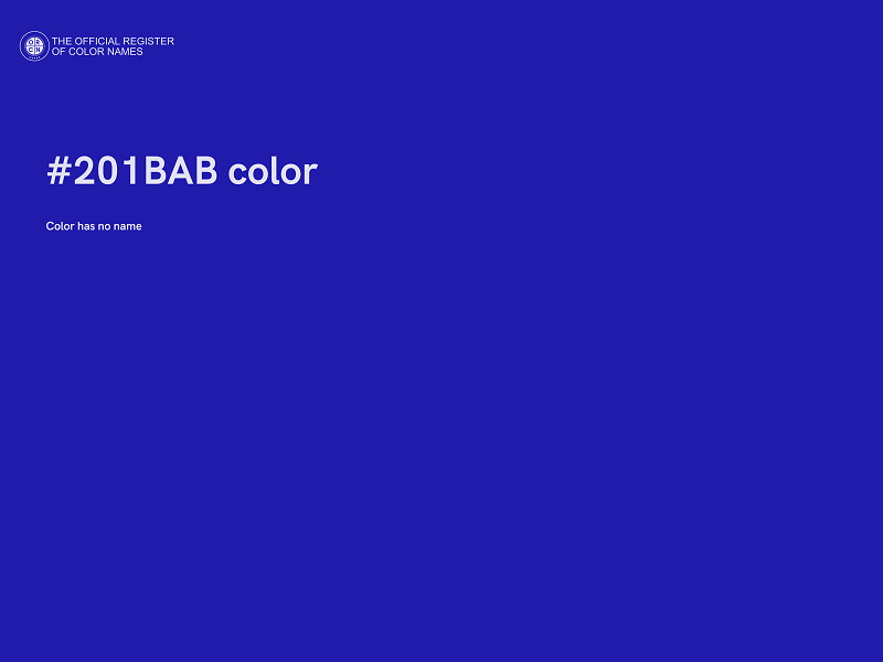 #201BAB color image