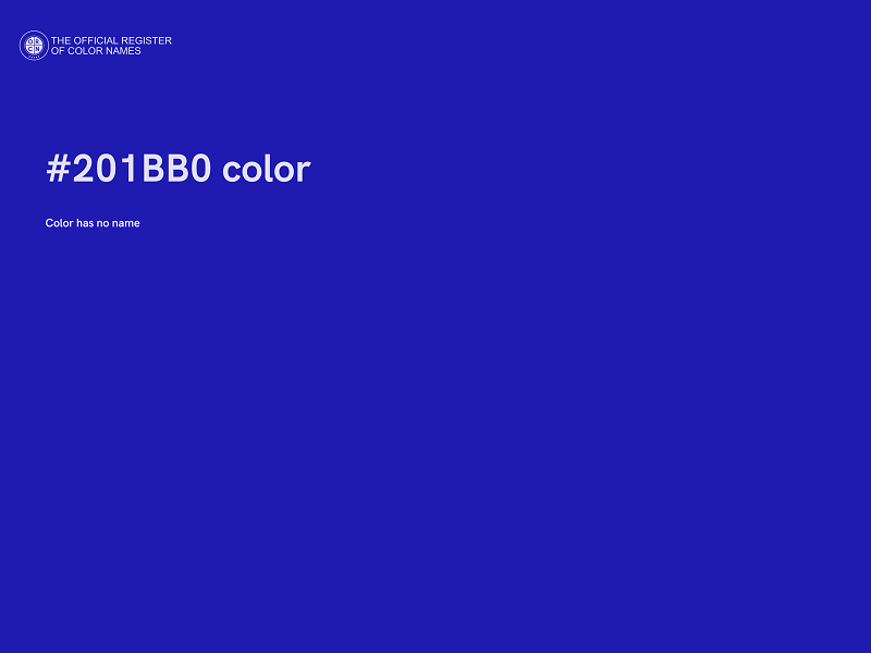 #201BB0 color image