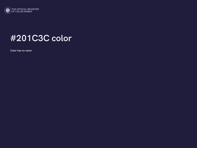 #201C3C color image