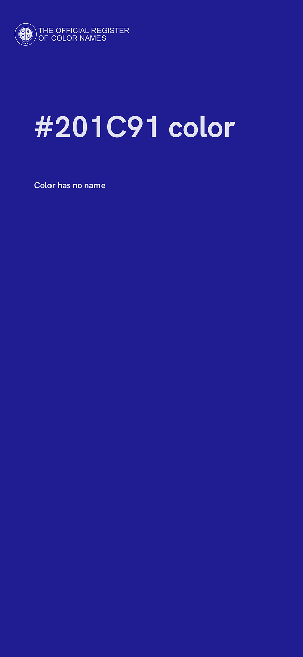 #201C91 color image