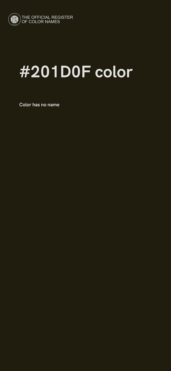 #201D0F color image