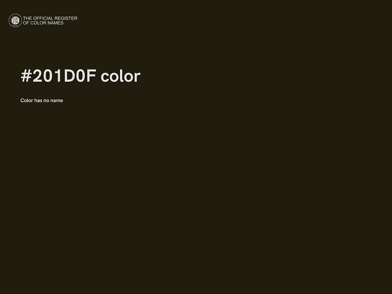 #201D0F color image