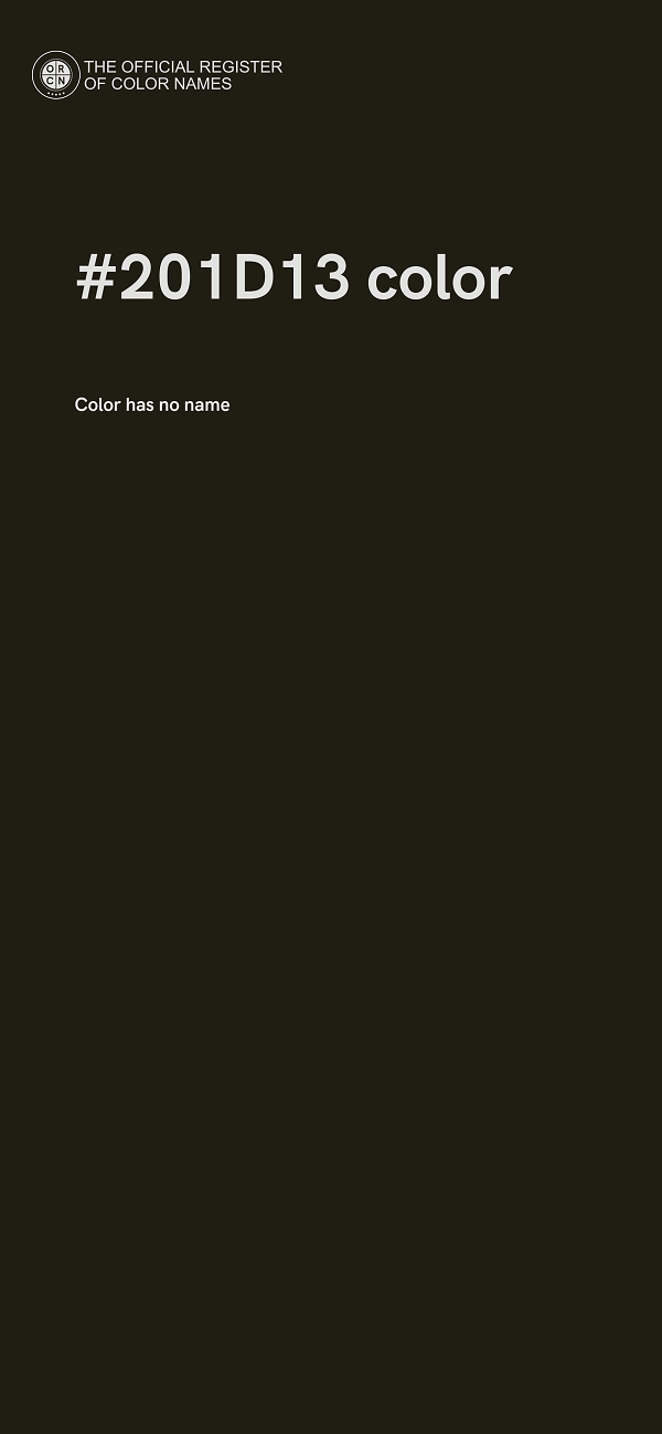 #201D13 color image