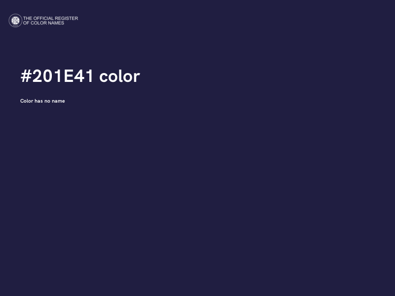 #201E41 color image