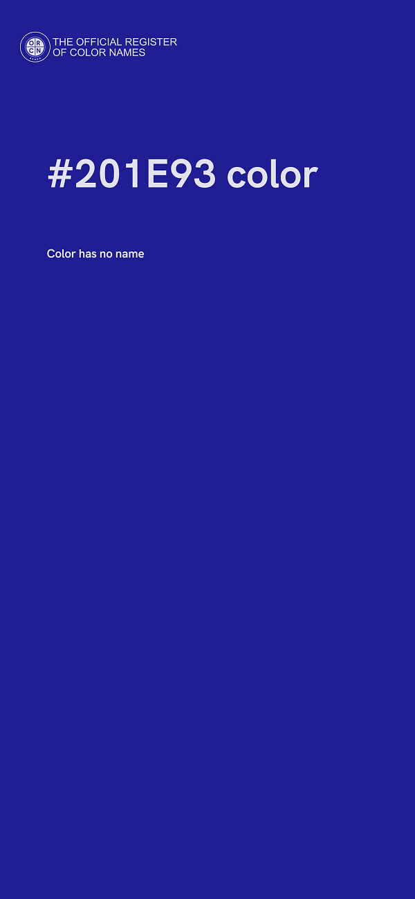 #201E93 color image