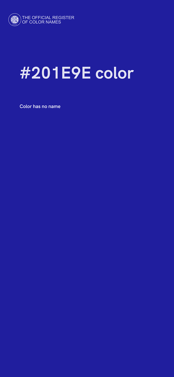 #201E9E color image