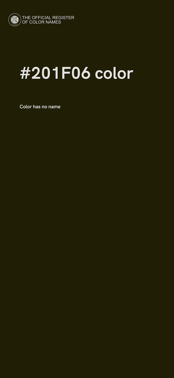 #201F06 color image