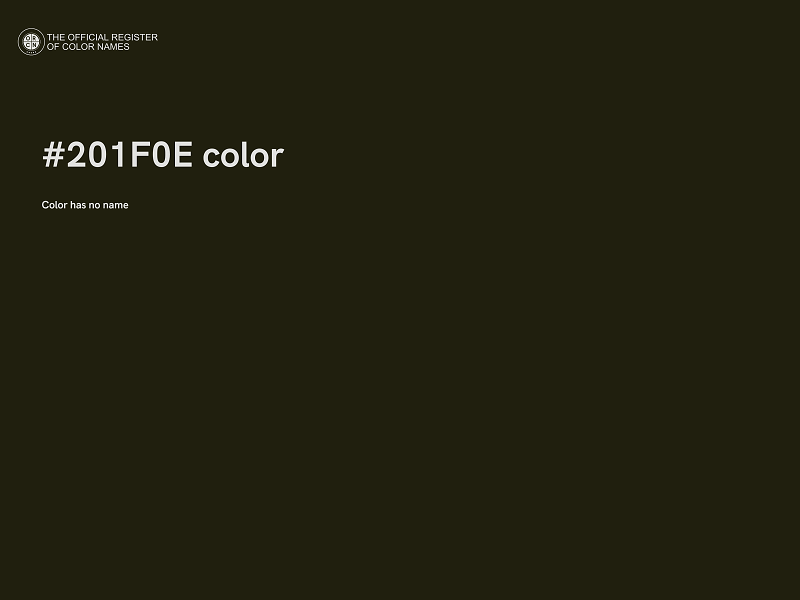 #201F0E color image