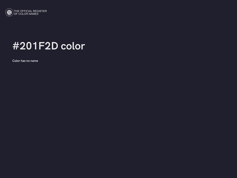 #201F2D color image