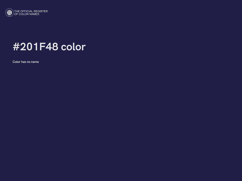 #201F48 color image