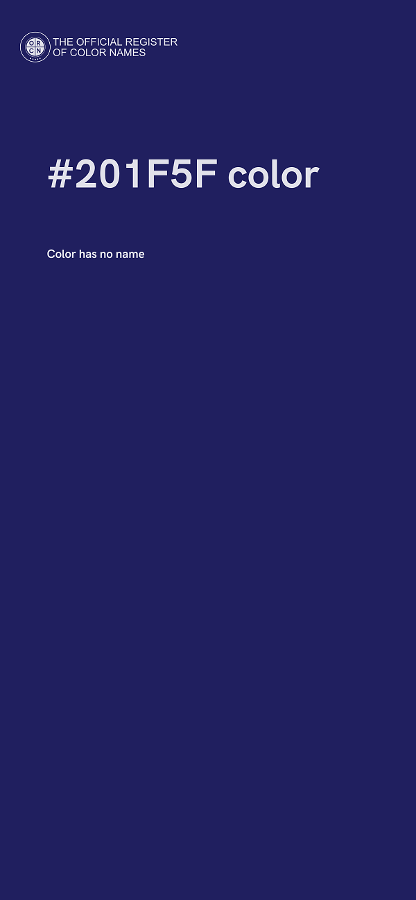 #201F5F color image
