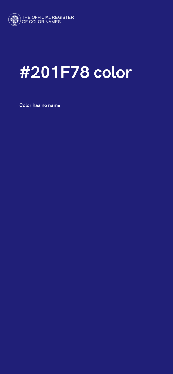 #201F78 color image