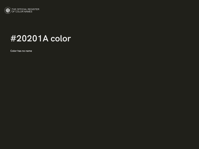 #20201A color image