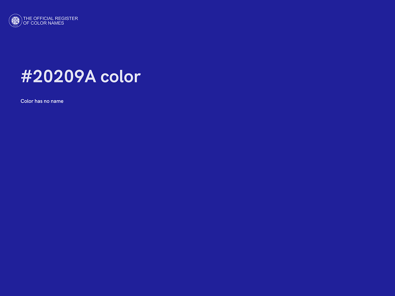 #20209A color image