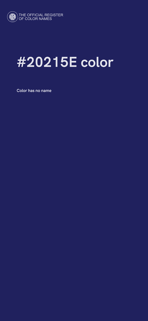 #20215E color image
