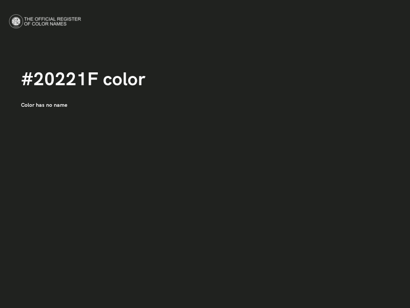 #20221F color image