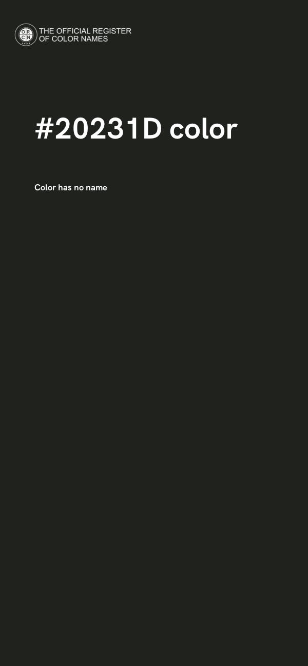 #20231D color image