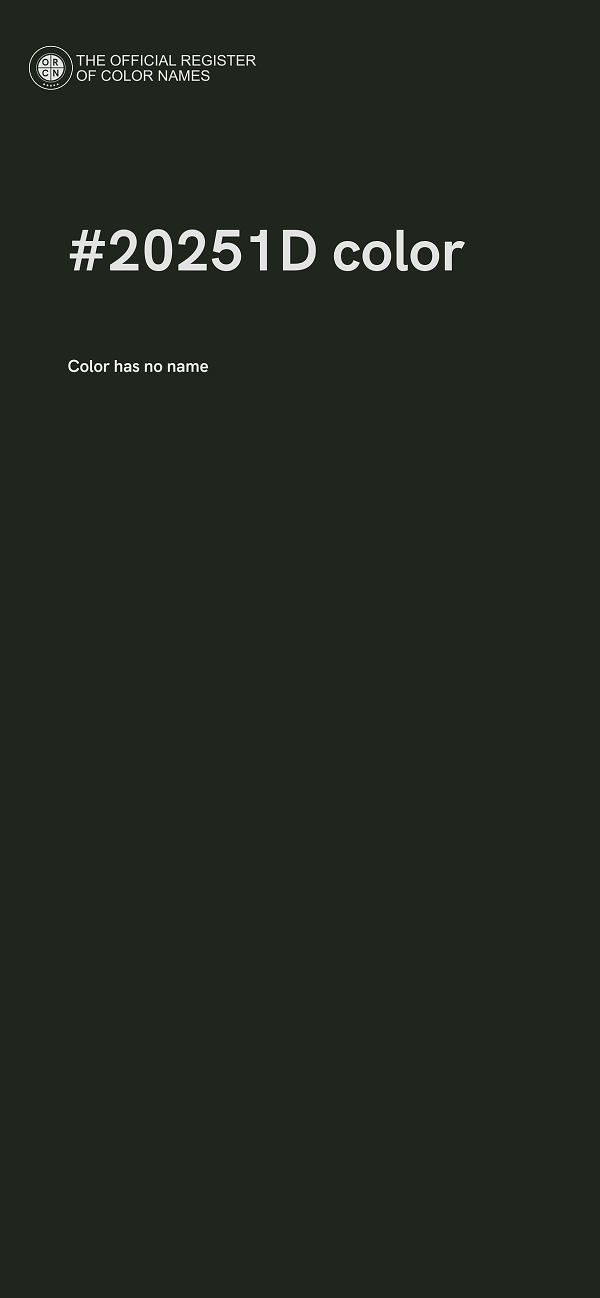 #20251D color image