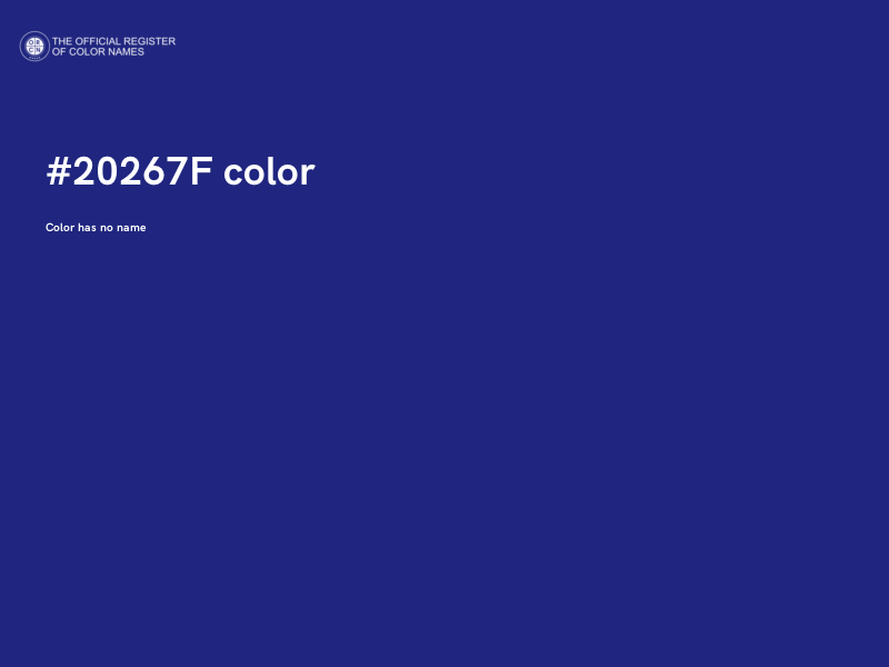 #20267F color image