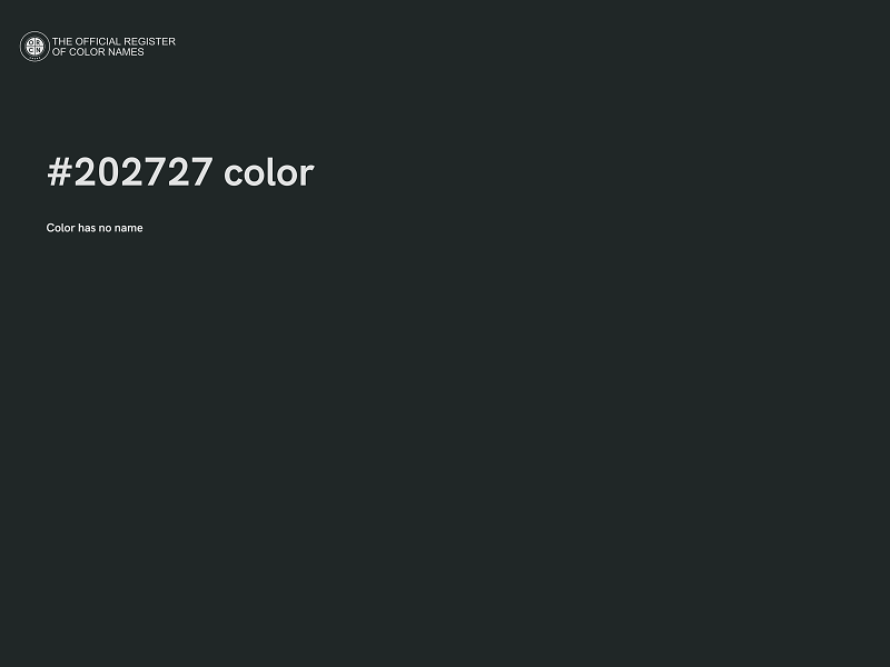 #202727 color image