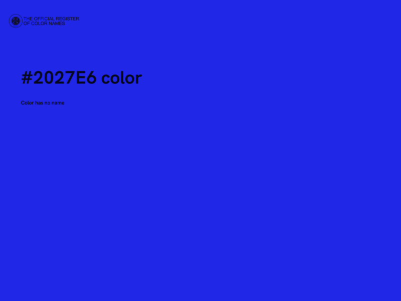 #2027E6 color image