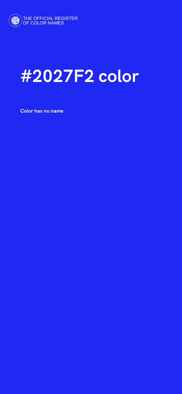 #2027F2 color image