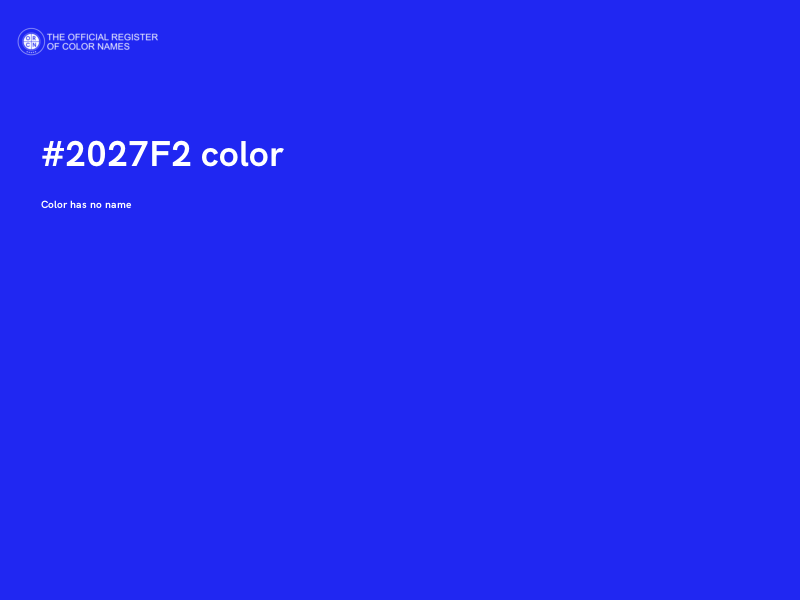 #2027F2 color image