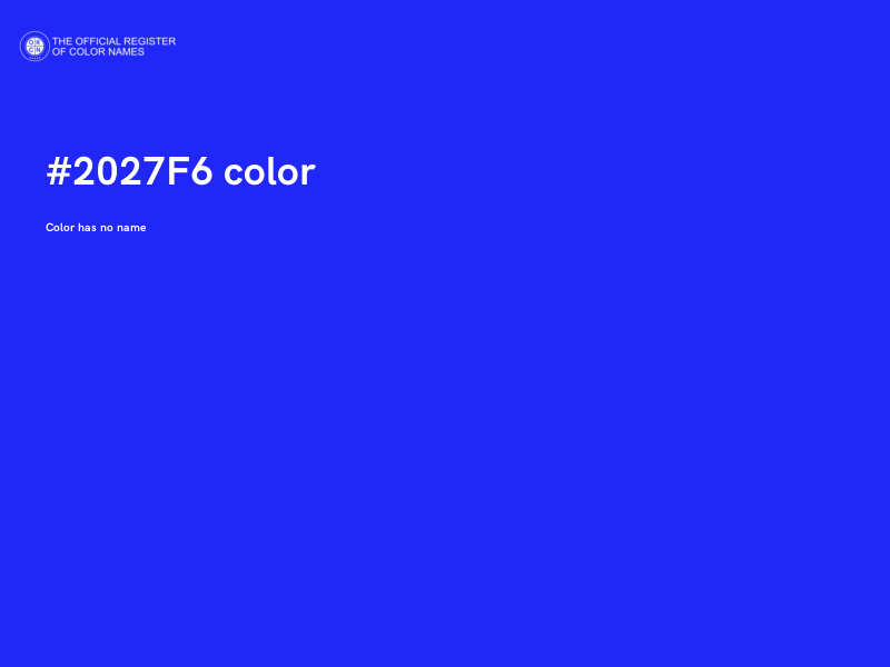 #2027F6 color image