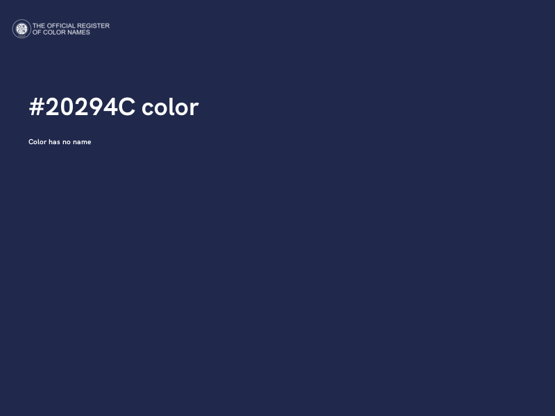 #20294C color image