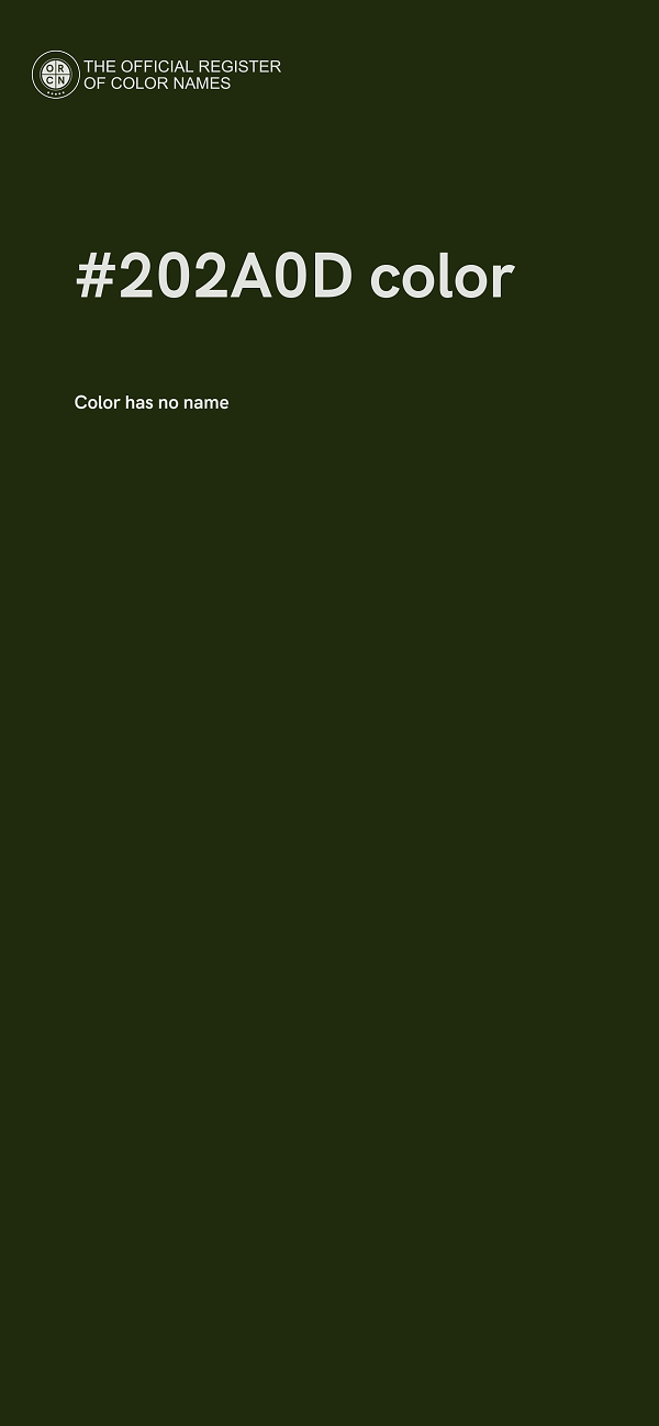 #202A0D color image
