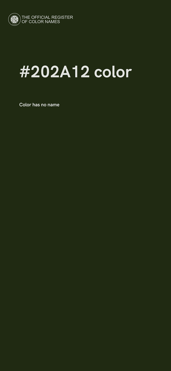#202A12 color image