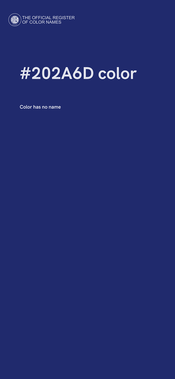 #202A6D color image