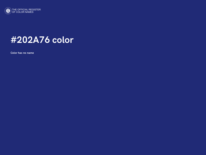 #202A76 color image