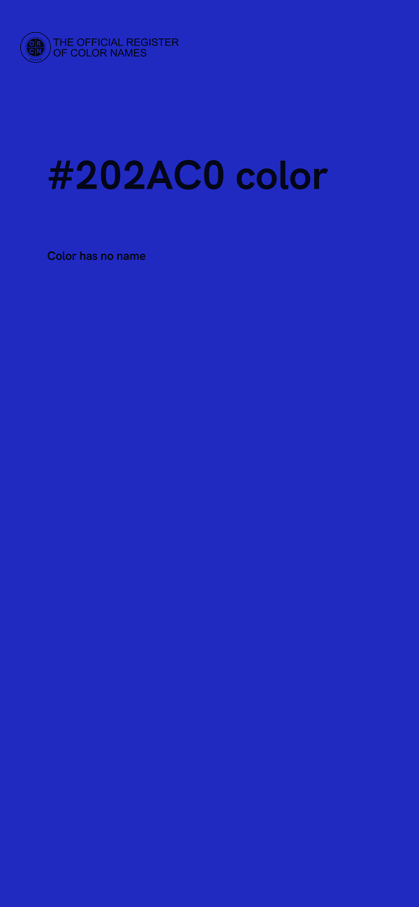 #202AC0 color image