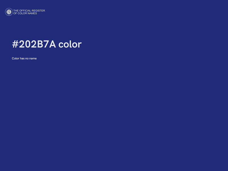 #202B7A color image