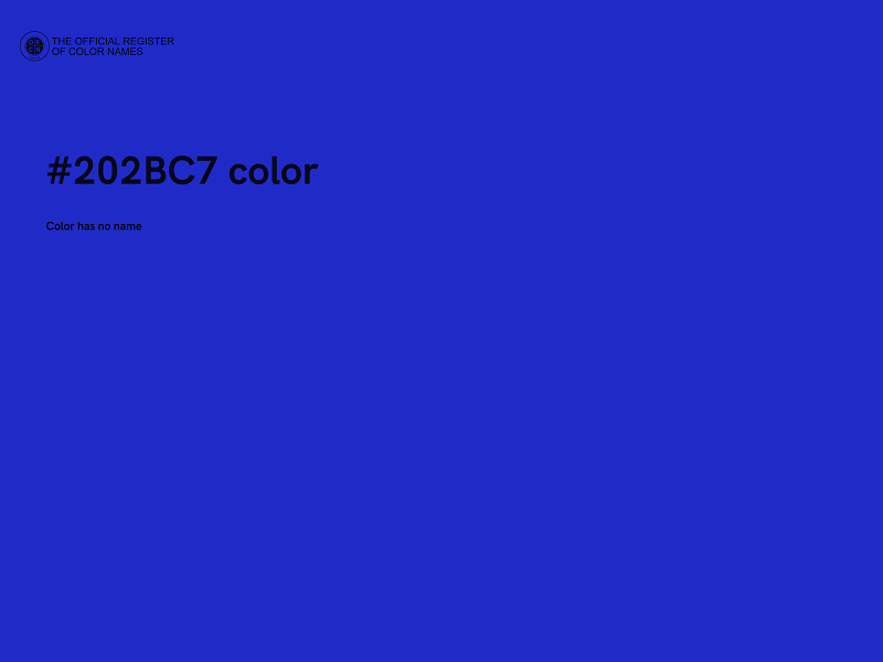 #202BC7 color image