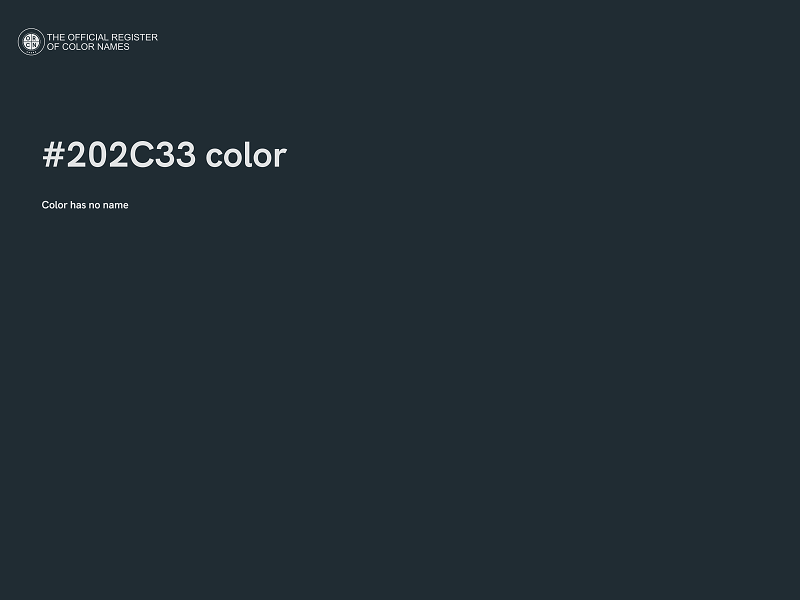 #202C33 color image