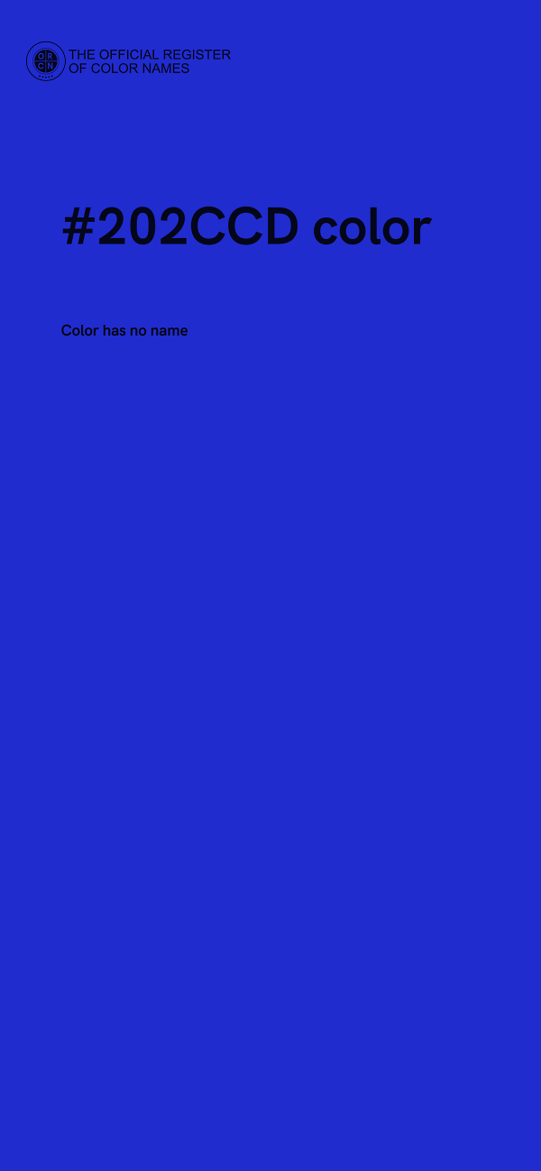 #202CCD color image