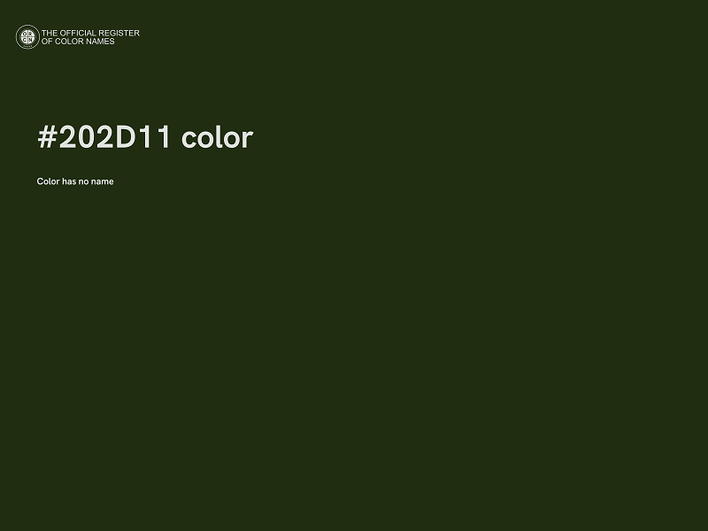 #202D11 color image