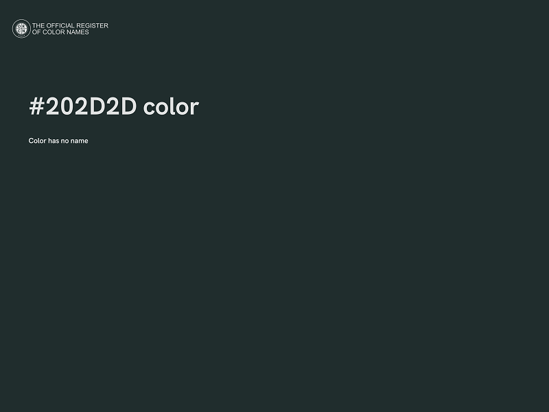 #202D2D color image